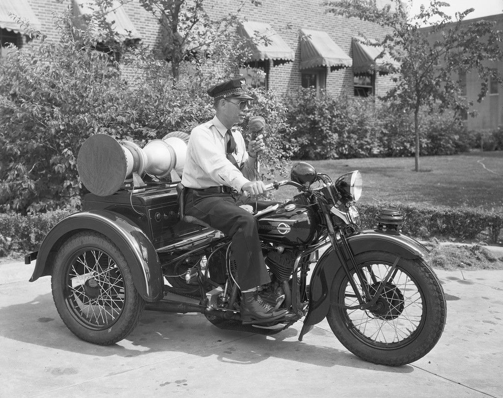 Police motorcycle